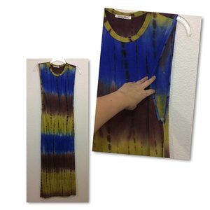 Better Be Tie Dye Fun Sexy Long Dress Soft NWOT
